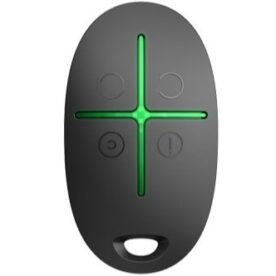 Space Control Black Two-Way Wireless Key Fob With panic Button AJAX