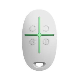 Space Control White Two-Way Wireless Key Fob With panic Button AJAX