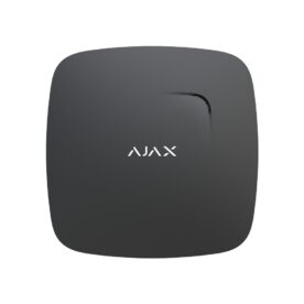Fire Protect Black Wireless Smoke and Heat Detector AJAX